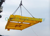Yellow Container Lifting Spreader , Electric Container Spreader Bar For Lifting Containers