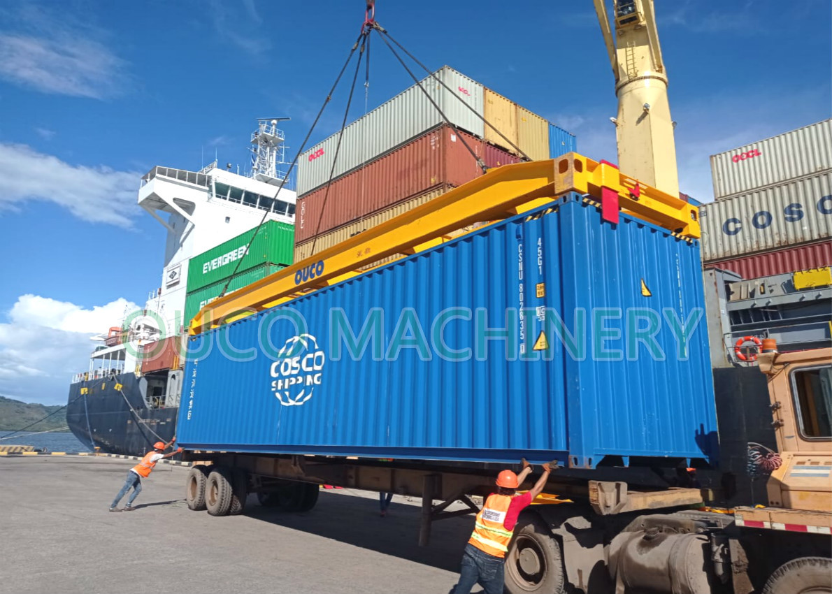 40t 40ft Container Lifting Spreader สำหรับ Portal Crane